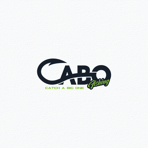 Fishing hook logo with the title 'Cabo Fishing'