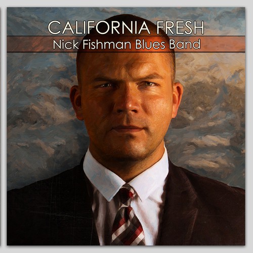 CD illustration with the title 'Cover design'