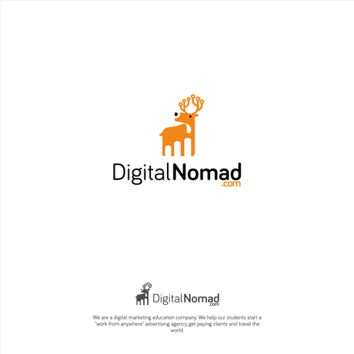 Nomad logo with the title 'Digital Marketing Education Company'