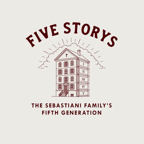 Building logo with the title 'Five Story(s)'