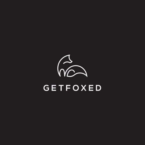 Minimalist logo with the title 'Getfoxed'