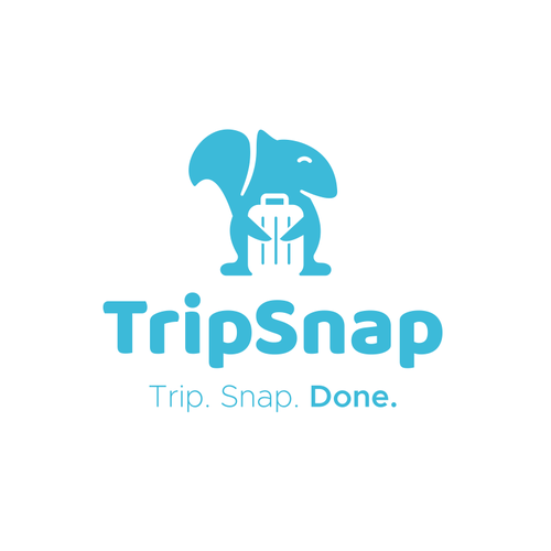 Travel agency brand with the title 'Logo for TripSnap'