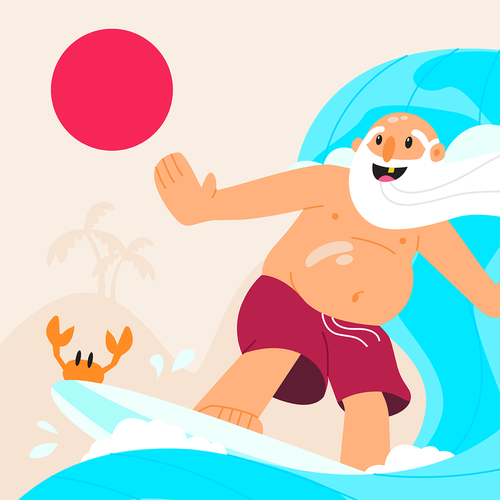 Cricket design with the title 'Cricket Lighter Illustration'