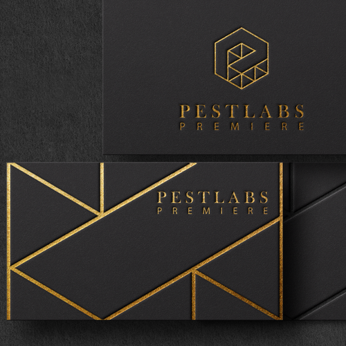 Communications design with the title 'Cool Logo and Business Card Design for Premium Brand'
