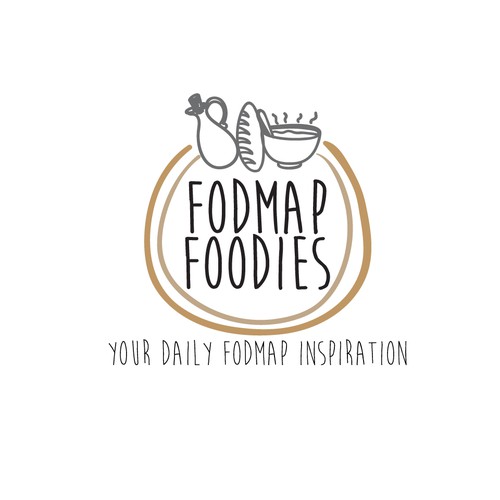 Dutch design with the title 'Logo for food blog website'