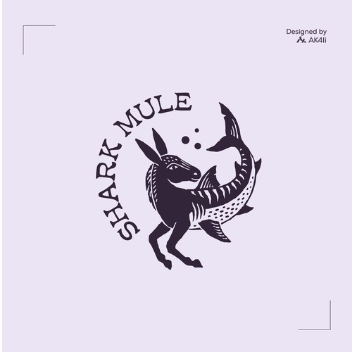 Fantasy logo with the title 'Shark Mule'