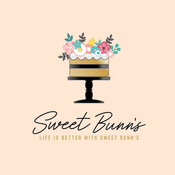 Special logo with the title 'Sweet Bunn's Logo'