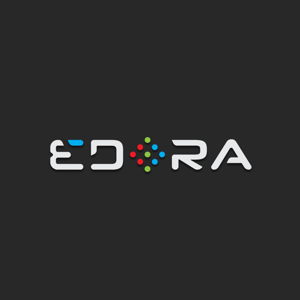 RGB design with the title 'LED Lights text logo Edora'