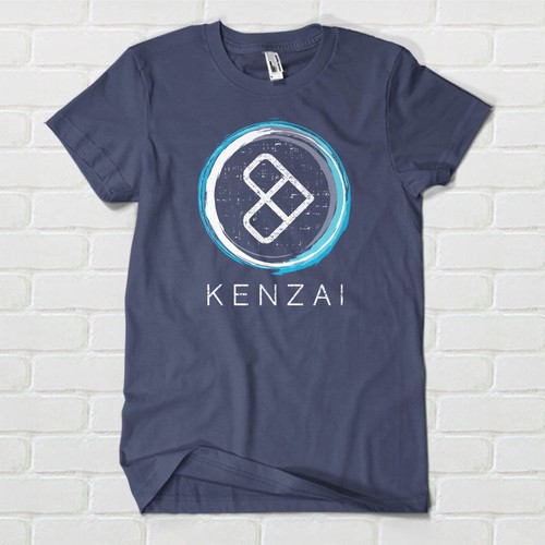 Japanese t-shirt with the title 'T-shirt Design for Kenzai'