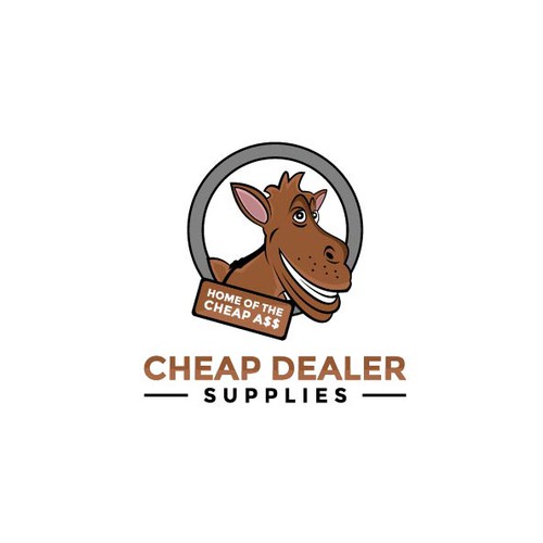 Donkey logo with the title 'Cheap Dealer Supplies'