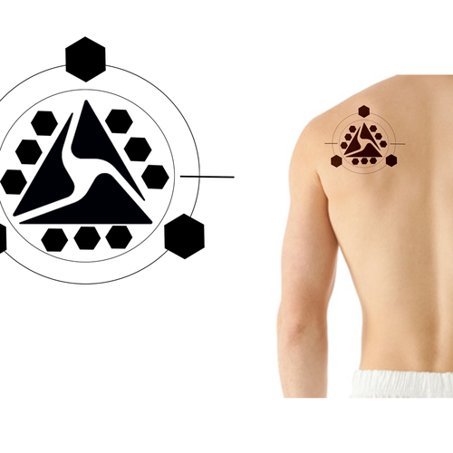 Tattoo artwork with the title 'tatto desing'