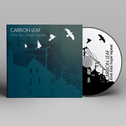 Album artwork with the title 'Album Design for Carbon Leaf'