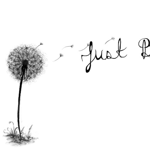 Dandelion design with the title 'Dandelion Breathing Tattoo'