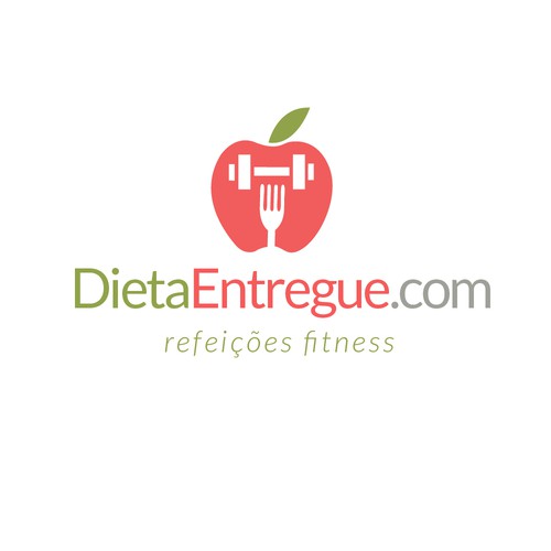 Diet logo with the title 'Logo for Dieta Entregue'