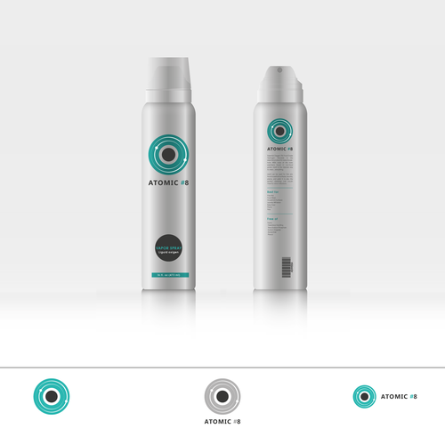 Atomic design with the title 'Liquid Oxygen Vapor spray'