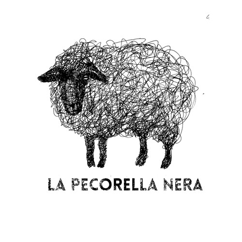 Sheep logo with the title 'La Pecorella Nera'