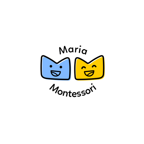 Study logo with the title 'Friendly logo for Maria Montessori kindergarten'