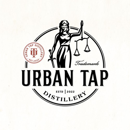 Stamp logo with the title 'Urban Tap Distillery'