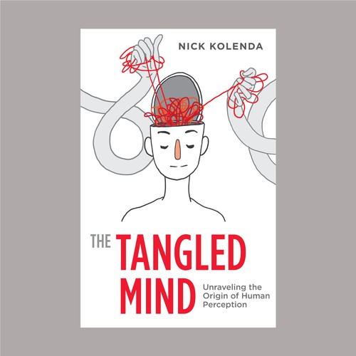 Cartoon book cover with the title 'Sketch/Concept for Book Cover + Illustration '