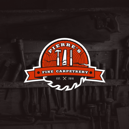 Carpentry design with the title 'Logo for carpenter'