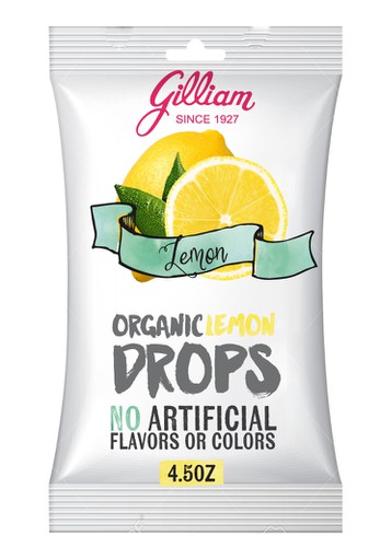 Lemon packaging with the title 'Concept candy'