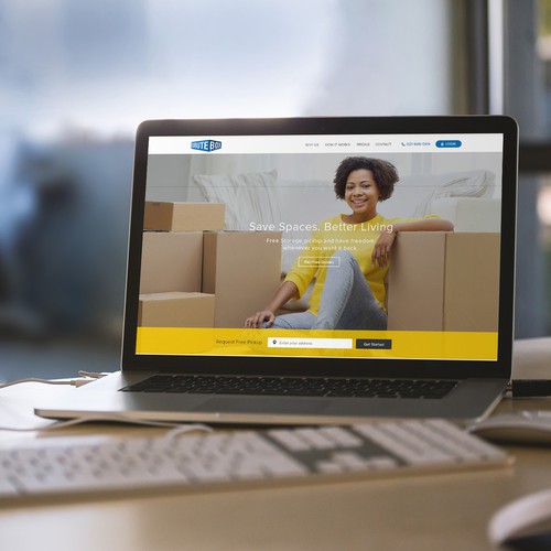 Service website with the title 'Brute Storage'