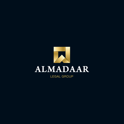 Square design with the title 'Logo design for Almadaar'