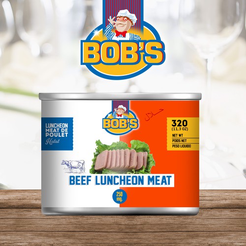 Typography packaging with the title 'BOB'S'