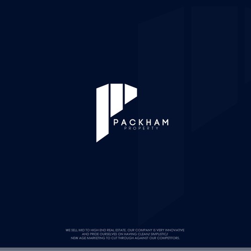 Construction company logo with the title 'Packham Property '