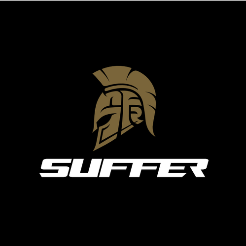 Spartan logo with the title 'SUFFER LOGO'