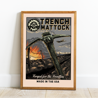 Trench Mattock Poster Design