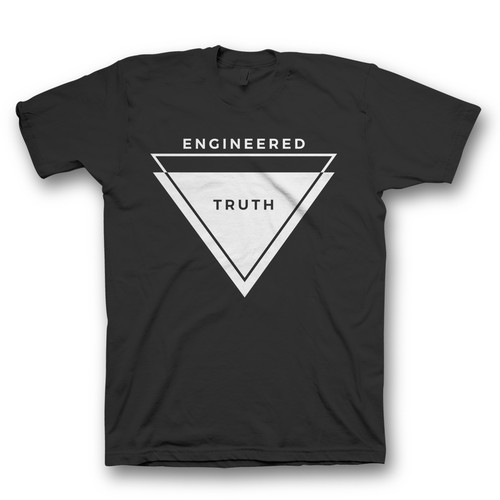 Geometric t-shirt with the title 'T shirt design for YouTube channel'