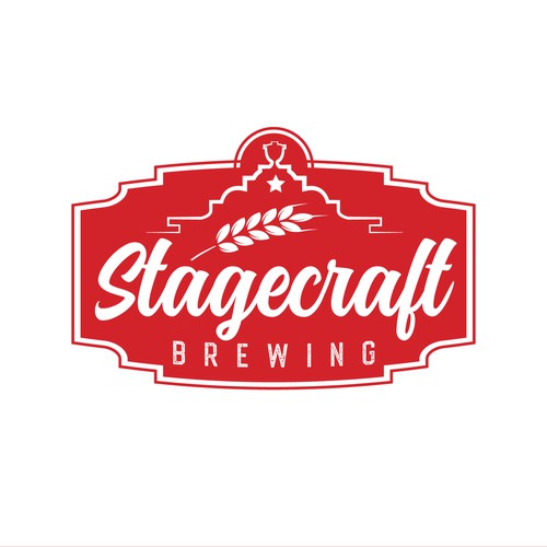 Texas logo with the title 'Stagecraft brewing'