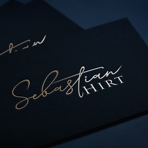 Elegant brand with the title 'Logo lettering design'
