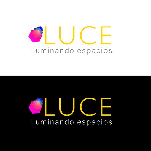 Lighting brand with the title 'Logo for lighting solutions'