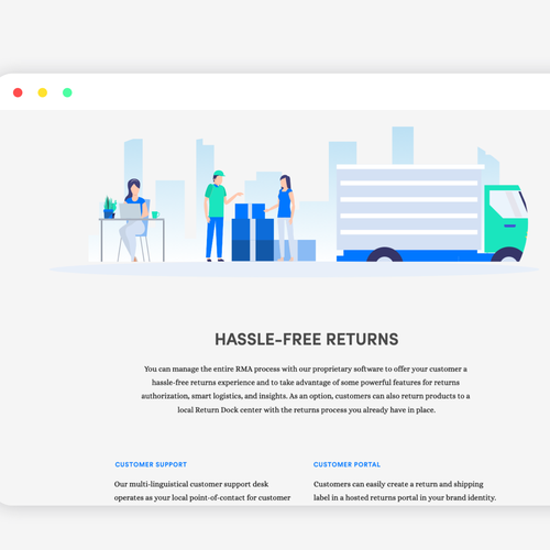 Modern artwork with the title 'Set of modern illustrations'