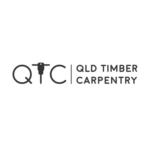 Carpentry logo with the title 'QTC'