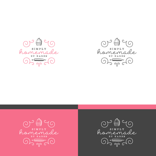 Cupcake design with the title 'Bakery logo.'