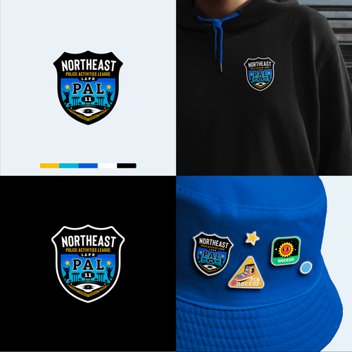 Politics logo with the title 'Northeast Division Police Activities League'