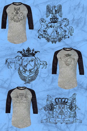 Family artwork with the title 'Heraldic'