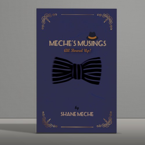 Bow tie design with the title 'Book cover'