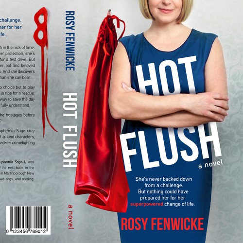 Contemporary design with the title 'Hot flush - Contemporary fiction'