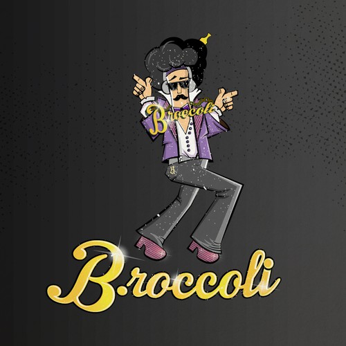 Shiny logo with the title 'Create the next logo for B.roccoli'