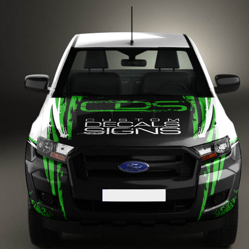 Decal design with the title 'CDS DECAL SIGN'