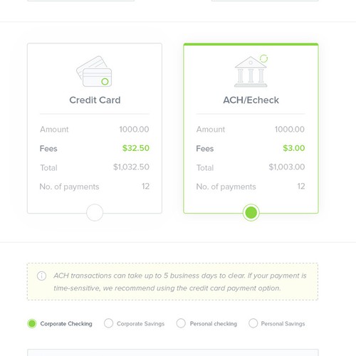 HTML5 website with the title 'Payment Form'