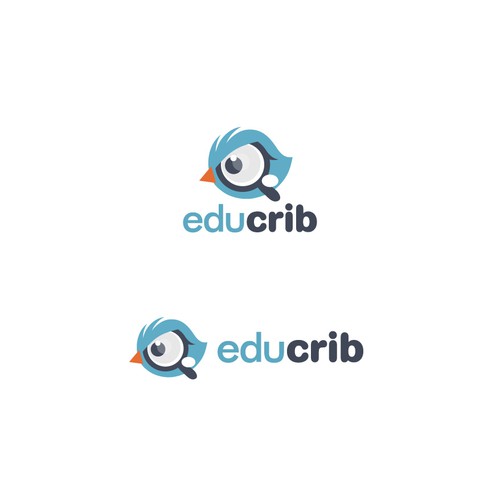 Education logo with the title 'Logo designe for an online educational portal for course and college exploration'