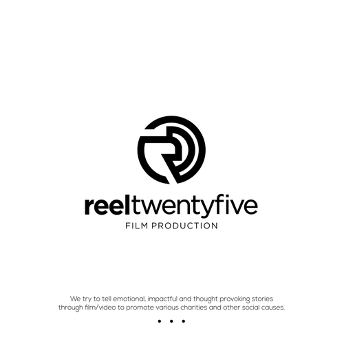 Best logo with the title 'Reel Twenty Five Logo Design'