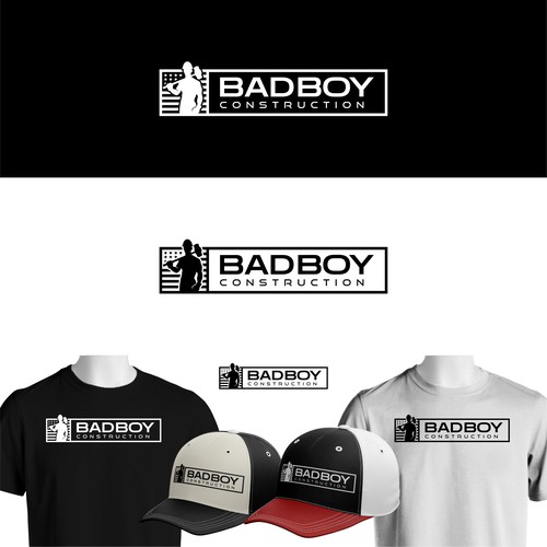 Merchandise logo with the title 'BADBOY Construction'
