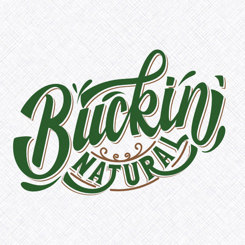 Soap logo with the title 'Buckin Natural'
