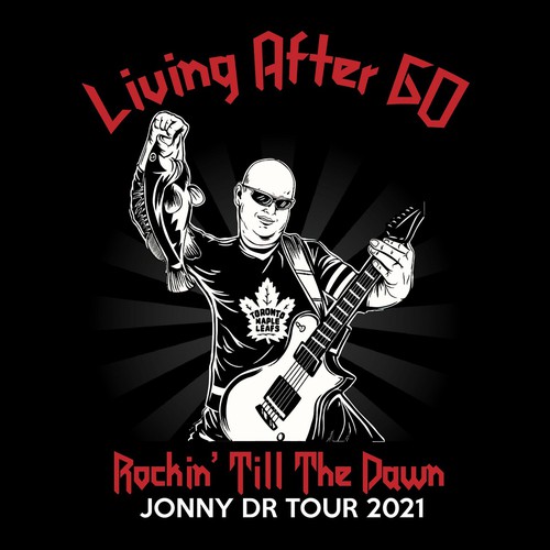 Bar t-shirt with the title 'Rockin' Till The Down'